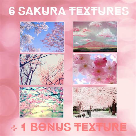 #6 Cherry Blossom Texture Pack by renderslovelive on DeviantArt