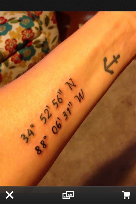 Longitude and Latitude tattoo Bff Tattoos, Tattoos And Piercings, Body Art Tattoos, Tattoo ...