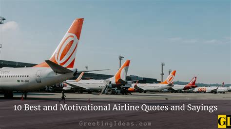 10 Best and Motivational Airline Quotes and Sayings