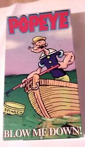 Popeye Blow Me Down VHS | eBay