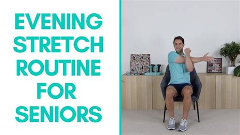 Stretch Routine To Do Each Evening (8-Mins) | Stretches For Seniors ...