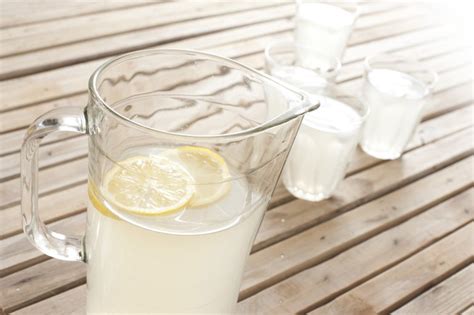 Fresh homemade lemonade in a jug - Free Stock Image