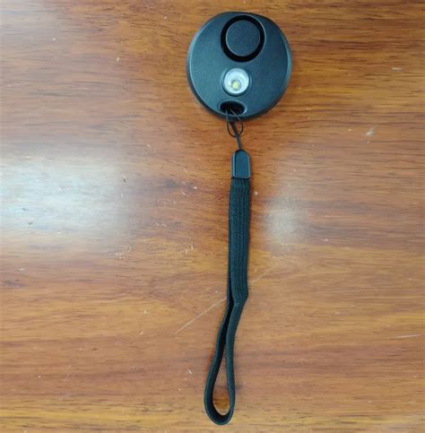 130dB Circular Self Defense Alarm Keychain Wholesale Personal Security Alarm Alert System For ...