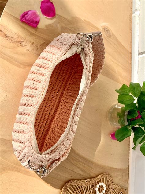 Crochet Pattern Baguette bagShoulder bag with chainEvening | Etsy