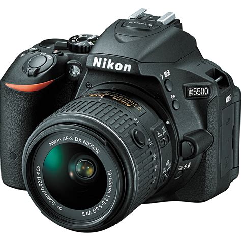 Nikon D5500 DSLR Camera with 18-55mm Lens (Black, Open Box) 1546