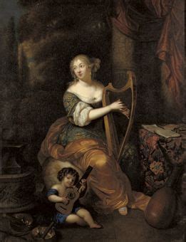 Madame de Montespan with her son by Louis XIV, the Duc de Maine, 1671 by Caspar Netscher Louis ...