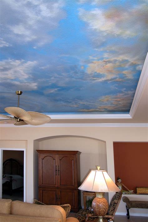 Cloud Murals on Behance | Cloud ceiling, Ceiling murals, Sky ceiling