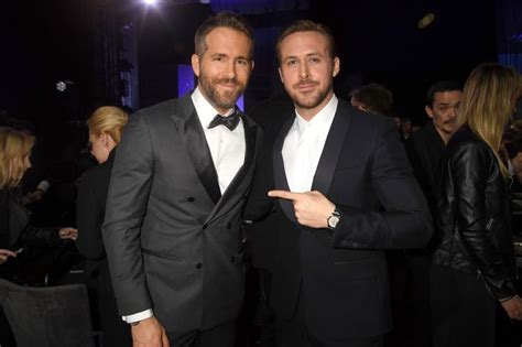 Watch Ryan Gosling and Ryan Reynolds Point at Each Other