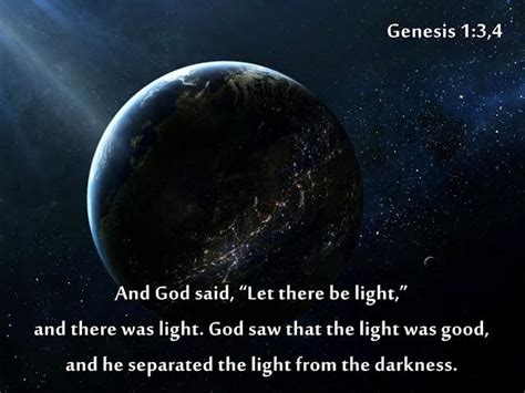 His Word in Pictures: Genesis 1:3,4 | Genesis 1, Bible knowledge, Genesis