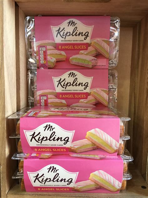 5x Mr Kipling 8 Angel Slices 265g & Low Price Foods Ltd