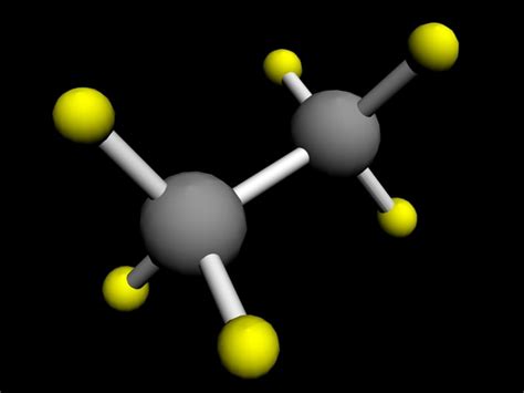 3d molecule ethane