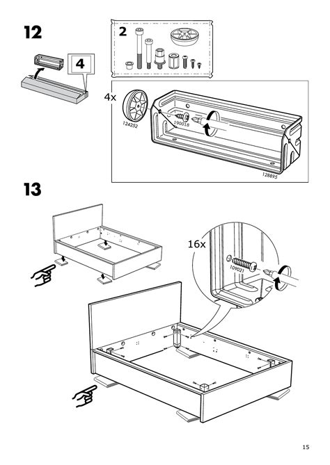 IKEA MALM Storage bed Assembly Instruction | Page 17 - Free PDF Download (36 Pages)