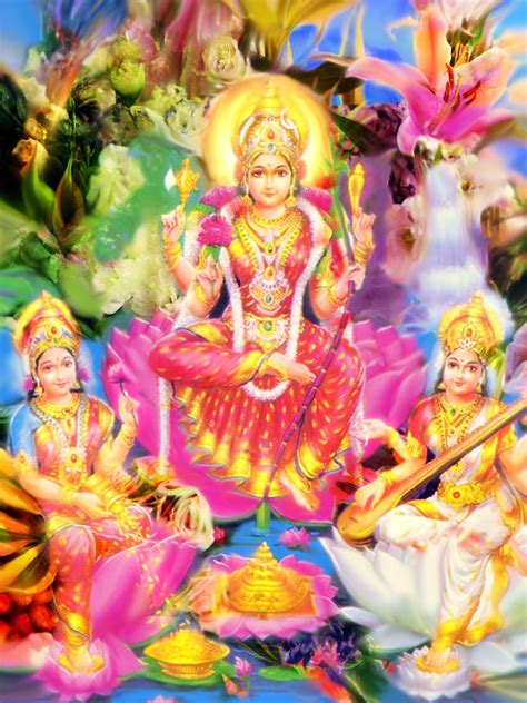 Lakshmi, Parvati and Saraswati by Valleysequence on DeviantArt