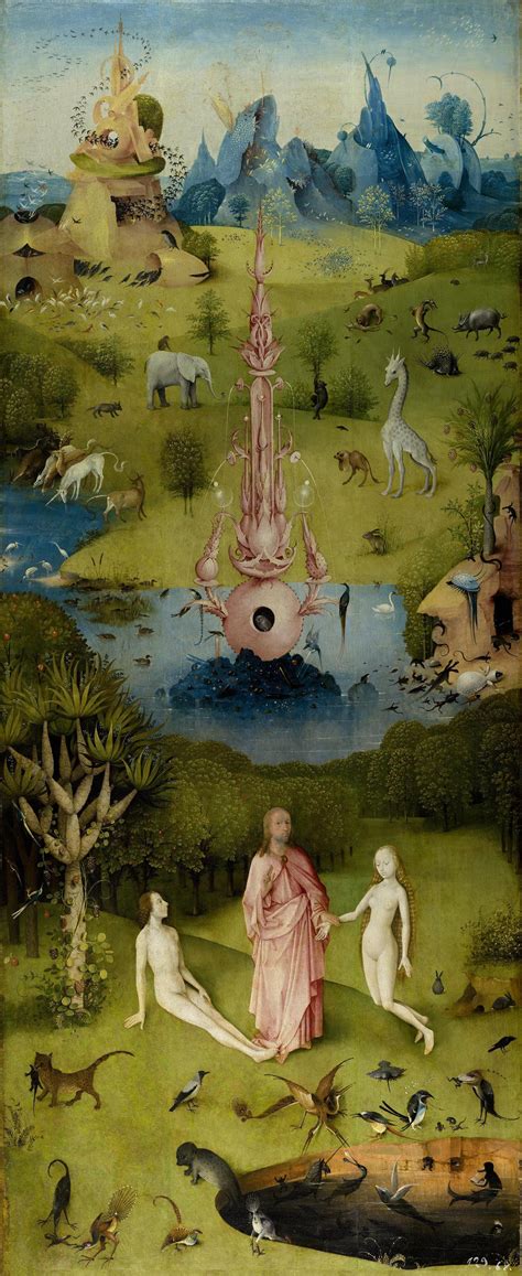 File:Hieronymus Bosch - The Garden of Earthly Delights - The Earthly Paradise (Garden of Eden ...