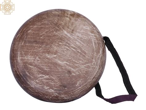 16" Jackfruit Wood Thappu Drum | Musical Instrument | Exotic India Art