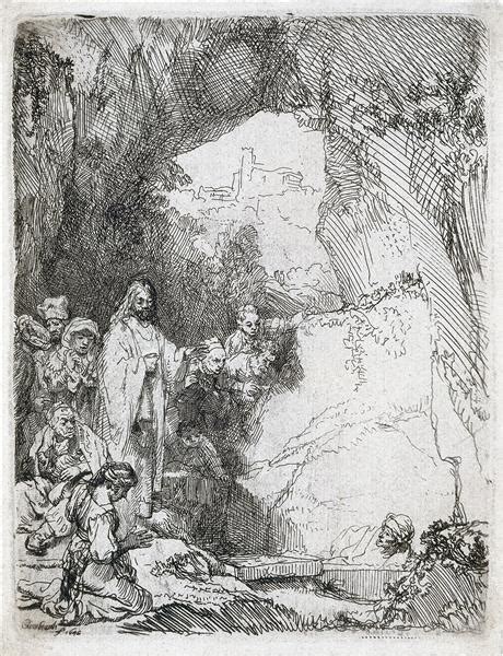 The raising of Lazarus, 1642 - Rembrandt - WikiArt.org