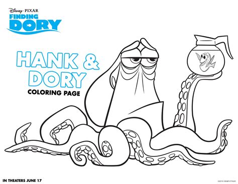 FINDING DORY Coloring Sheets #JustKeepSwimming #FindingDory 1 - FSM Media