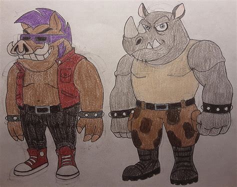 TMNT: Bebop and Rocksteady by jebens1 on DeviantArt