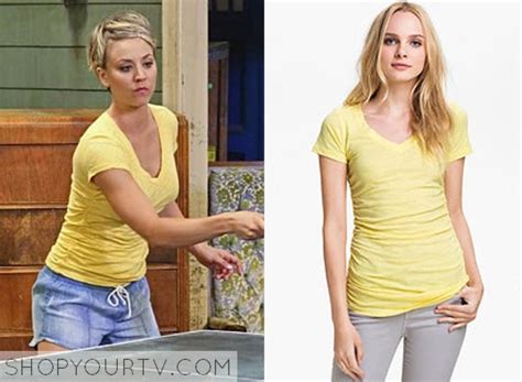 THE BIG BANG THEORY: SEASON 8 EPISODE 19 PENNY’S V-NECK TEE | Shop Your TV