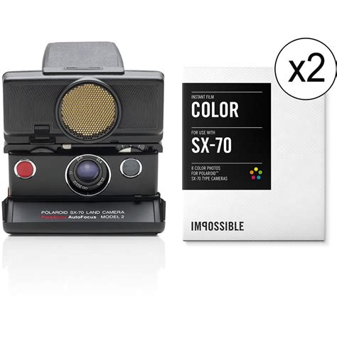 Impossible Polaroid SX-70 Sonar Instant Film Camera Kit 4144 B&H