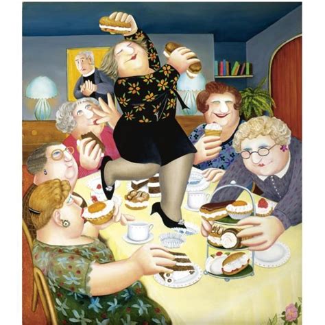 BERYL COOK The Vicar's Tea Party 1983. Oil on panel. Her instantly ...