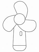 Hand Fan coloring Page  ColouringPages sketch template