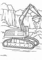 Excavator Coloring Pages To Download And Print For Free sketch template