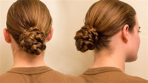 Best Military Bun For Long Hair - Wavy Haircut