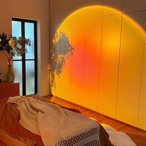 USB Sunset Lamp Projector Sunset Night Light Projector 180 | Etsy