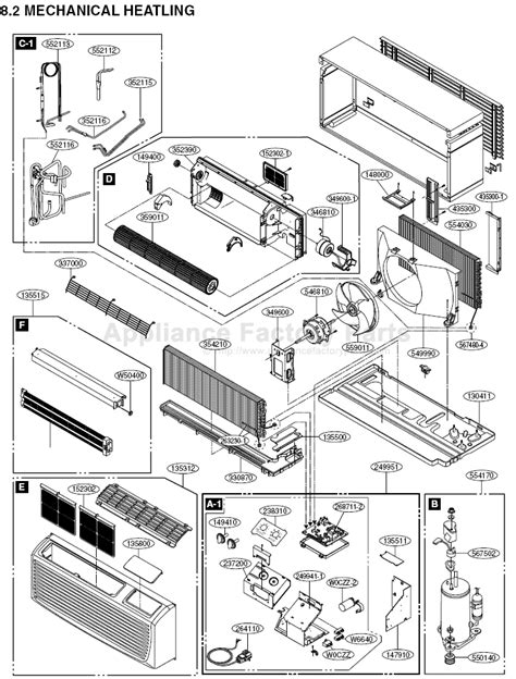 Trane PTED0701WCA Parts | Air Conditioners