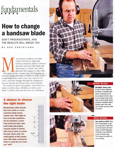 #3194 How to Change Bandsaw Blade - Band Saw | Bandsaw, Custom coffee ...