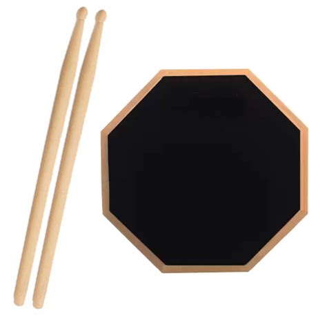 Drum Practice Pad with Sticks - MuzikOne