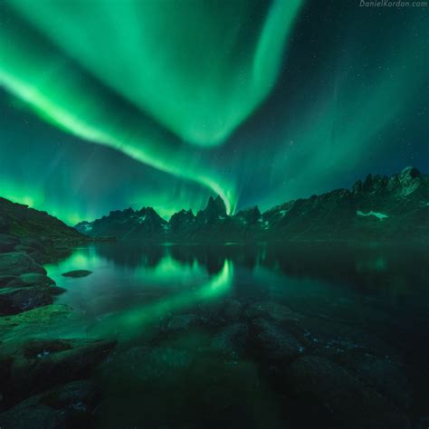 Northern lights over Tasermiut fjord in South Greenland | by Daniel ...