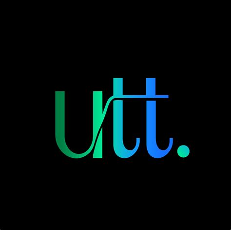 UTT brand name icon. UTT typography unit. 20292772 Vector Art at Vecteezy