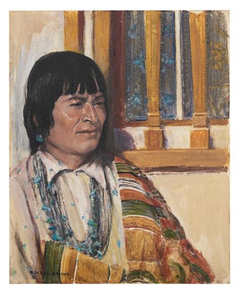 Lot - Henry Cornelius Balink (Dutch/New Mexico, 1882-1963), "Portrait of a Native American Man"