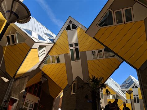 Cube Houses: Rotterdam, Holland. [4032x3024] (OC) : r/ArchitecturePorn