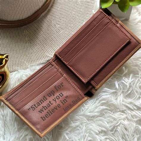 Personalized Men's Leather Wallets: Custom Gifts for Men • leather ...