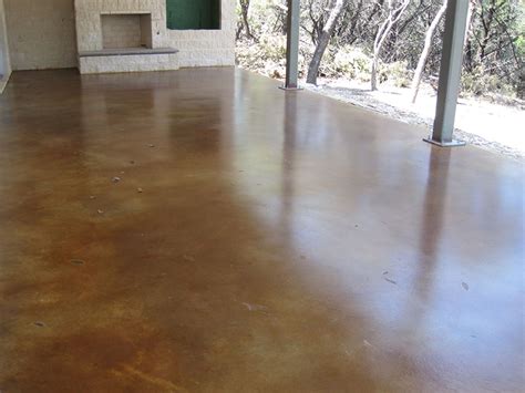 Exterior Stained Concrete Floor Care Guide - Decorative Concrete Experts