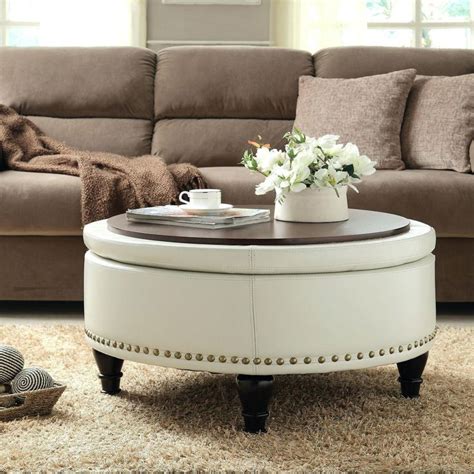 70 New Crate and Barrel Ottoman Coffee Table 2019 | Leather ottoman ...
