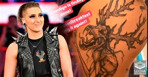 Rhea Ripley se hace un nuevo tatuaje y es realmente alucinante - Lucha Noticias