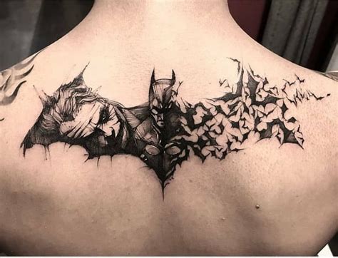 Batman Back Tattoo - Tattoo Joker