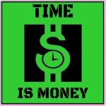 Time Is Money Sticker - U.S. Custom Stickers