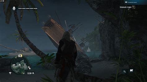 The hardest thing to do in my entire AC4 gameplay was to ride the ship ...