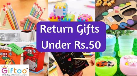 Birthday Gifts for Kids Beautiful Return Gifts Ideas🔥🔥🔥 Under Rs 50 🤩 ...