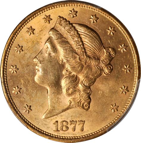 Value of 1877-S $20 Liberty Double Eagle | Sell Rare Coins