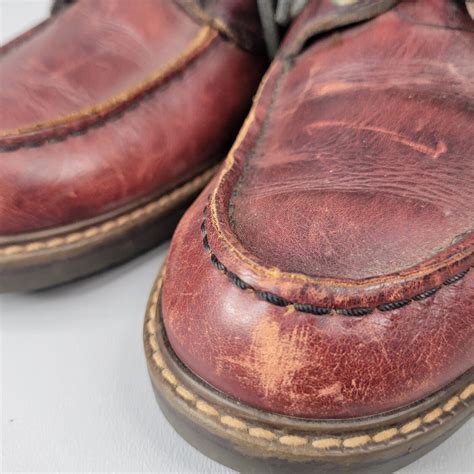 Vinatge Sebago Mens Dockside Made in USA Brown Leather Boat ShoeS Size ...