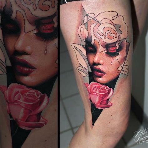 A stylish tattoo piece by artist Dave Paulo. | Intenze ink Modern Tattoos, 3d Tattoos, Forearm ...