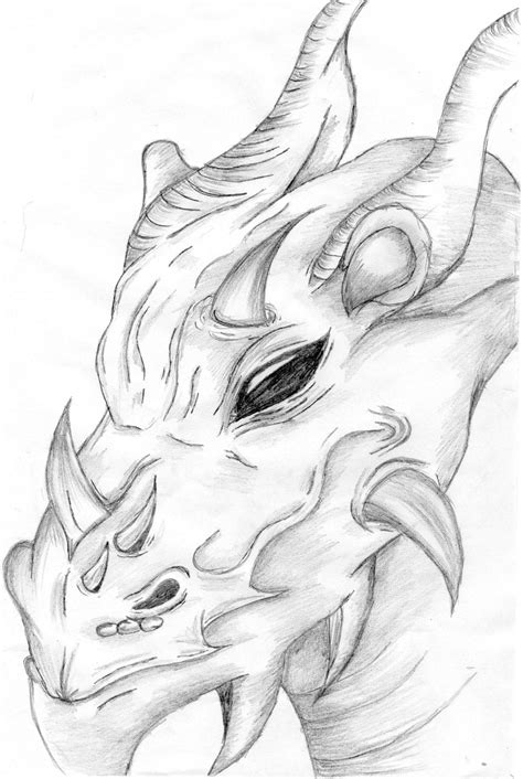Scary Dragon Drawing at PaintingValley.com | Explore collection of Scary Dragon Drawing