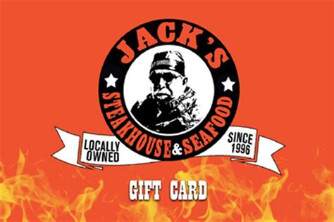 Gift Cards | Jack's Steakhouse & Seafood