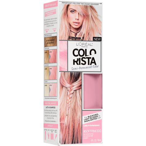 L'Oreal Paris Colorista Semi-Permanent Hair Color, SoftPink - Shop Hair Color at H-E-B